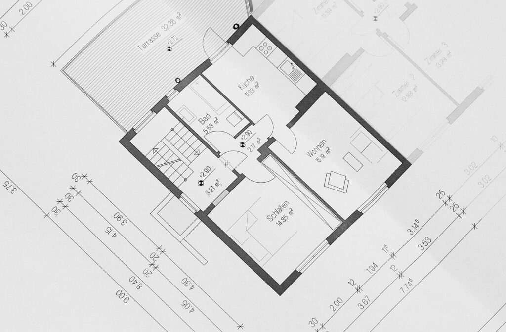 building plan, floor plan, architectural